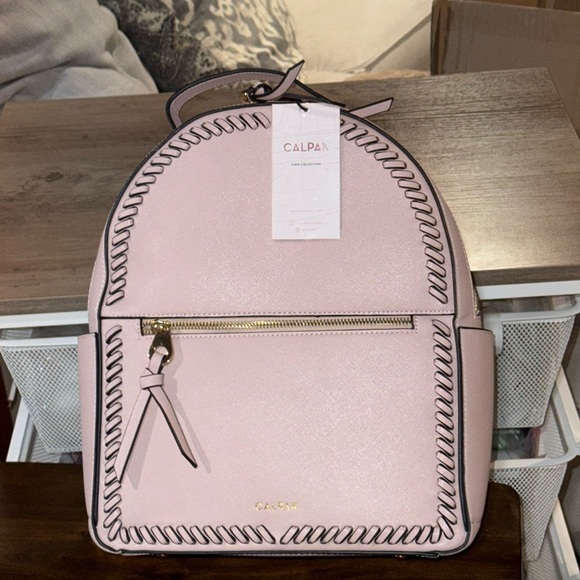 Calpak Pink Backpack with Black Accents - Picture 1 of 15